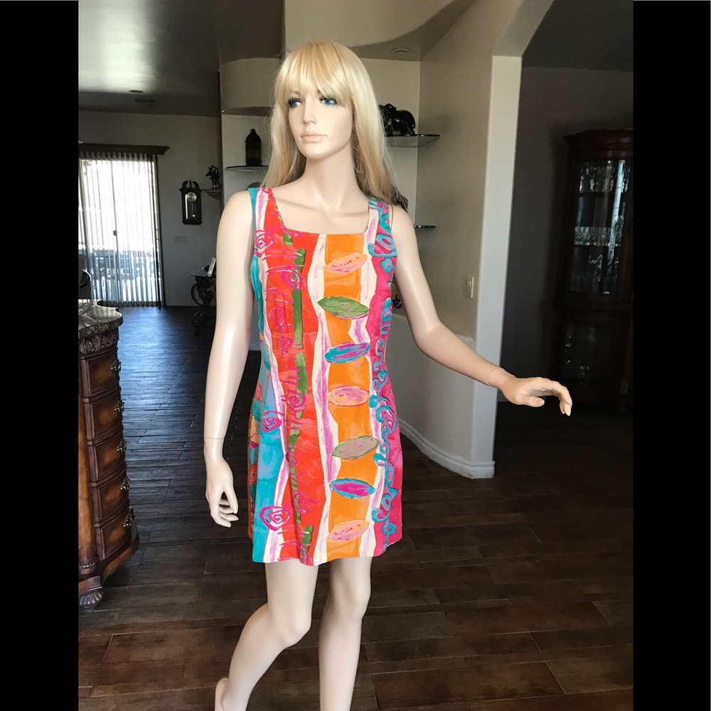 Sleeveless mini dress by Rabbit Designs in Size 8